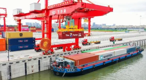杭州下沙港开港，以外内贸海运集装箱业务为主