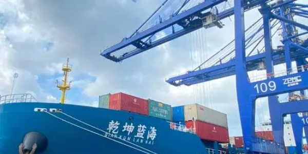 海口到汕头到青岛集装箱内贸海运航线正式开通